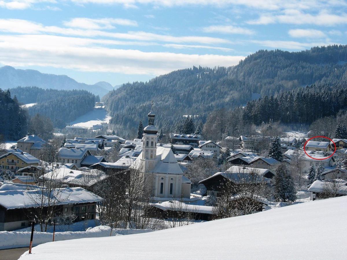 Ferienwohnung Kaiserblick Sachrang Exterior foto